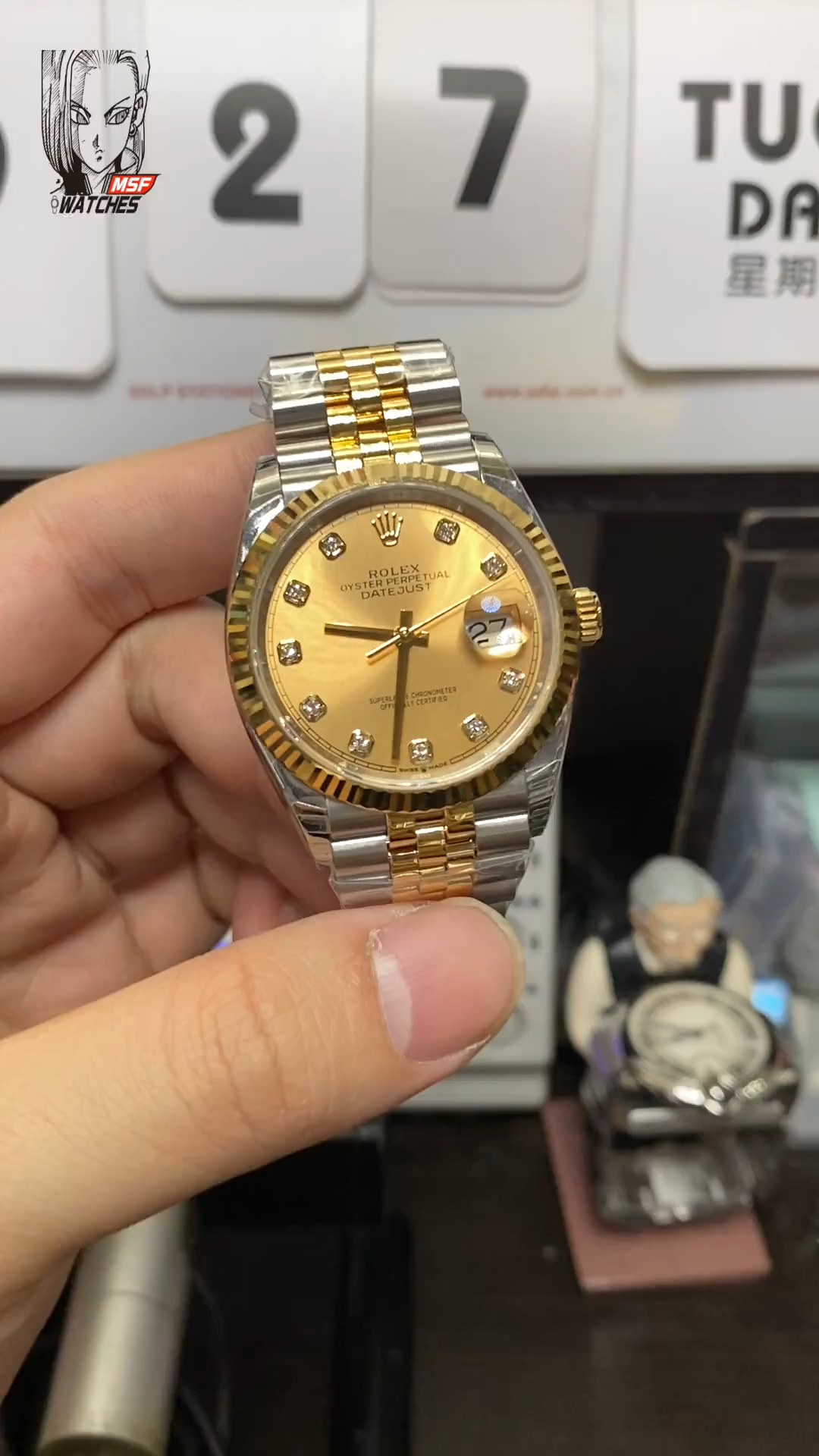 Rolex Datejust Series 41mm Size