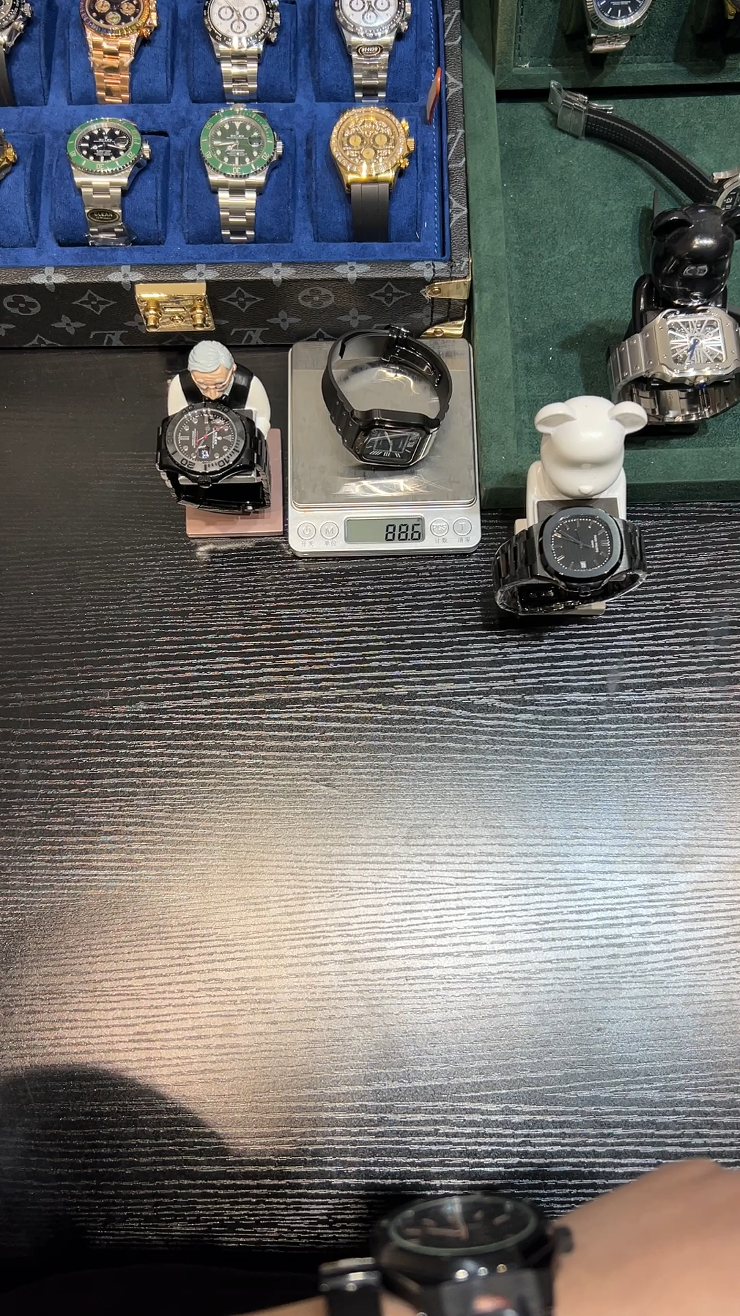 Audemars Piguet Royal oak 15500 all black case BLAKEN modify of 