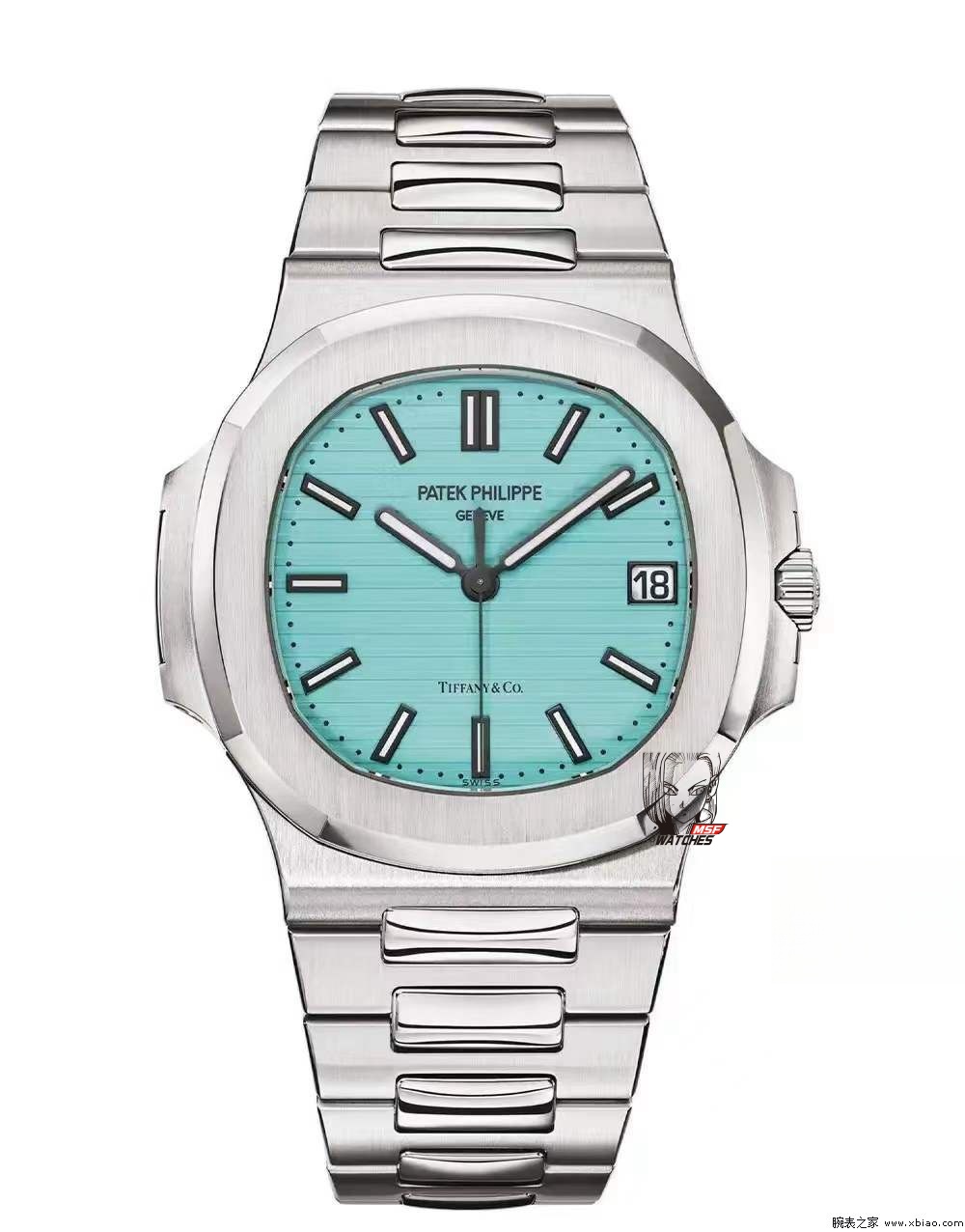 Patek Philippe Nautilus series 57111A-018, Tiffany Blue Dial, 40mm Size.
