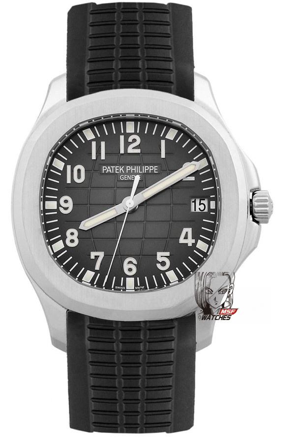 Patek Philippe Aquanaut Series 5167A-001, Black Dial Steel Case Black Rubber Strap, 40mm Size.