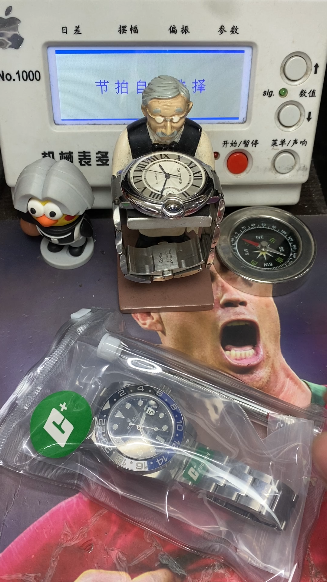 Rolex GMT-Master II Series M126710BLNR-0003 Watch model (Blue and Black Bezel）40mm