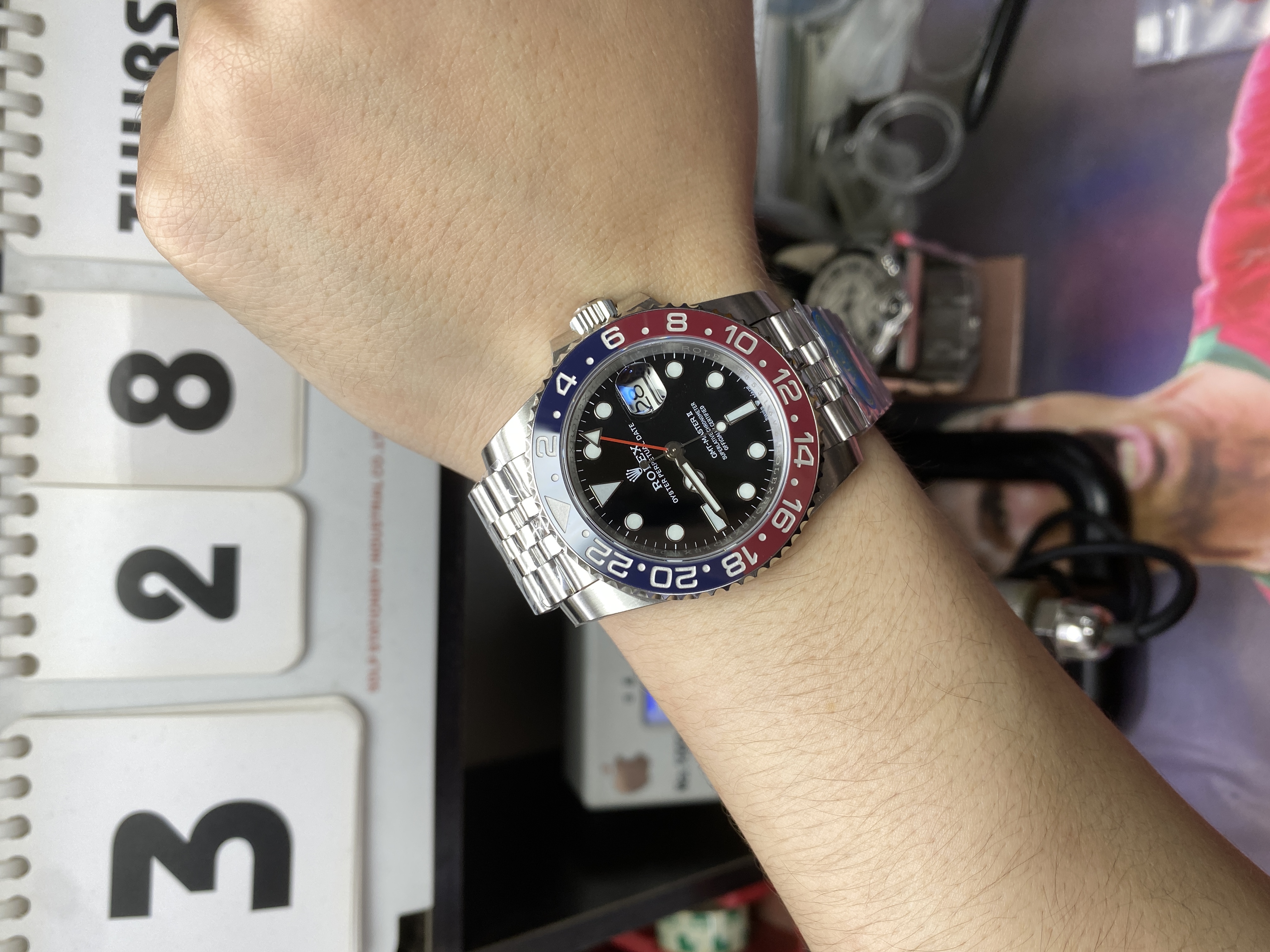 Rolex GMT-Master II Series M126710BLRO-0001 Watch Model (Coke Bezel)40mm