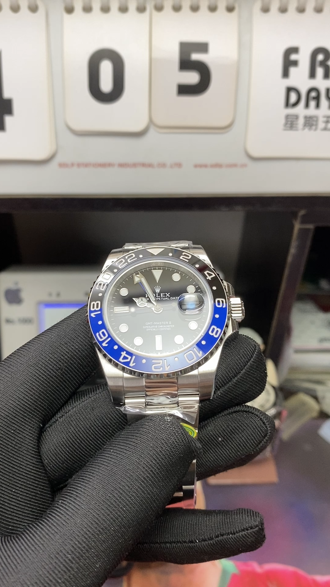 Rolex GMT-Master II Series M126710BLNR-0003 Watch model (Blue and Black Bezel）40mm