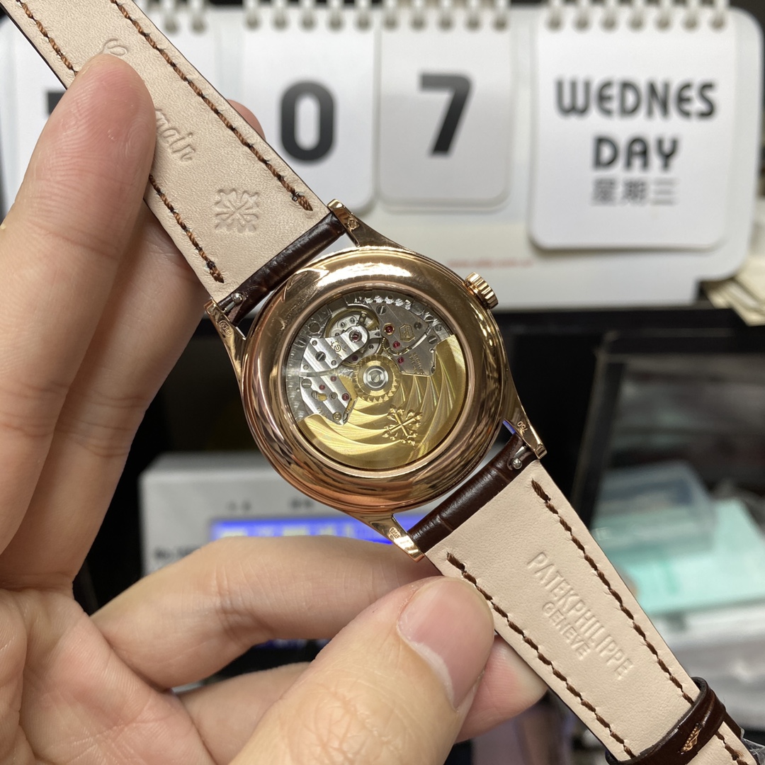 Patek Philippe Complicated Chronograph Series 5396R-011, Rose Gold Case White Dial, 38.5mm Size.