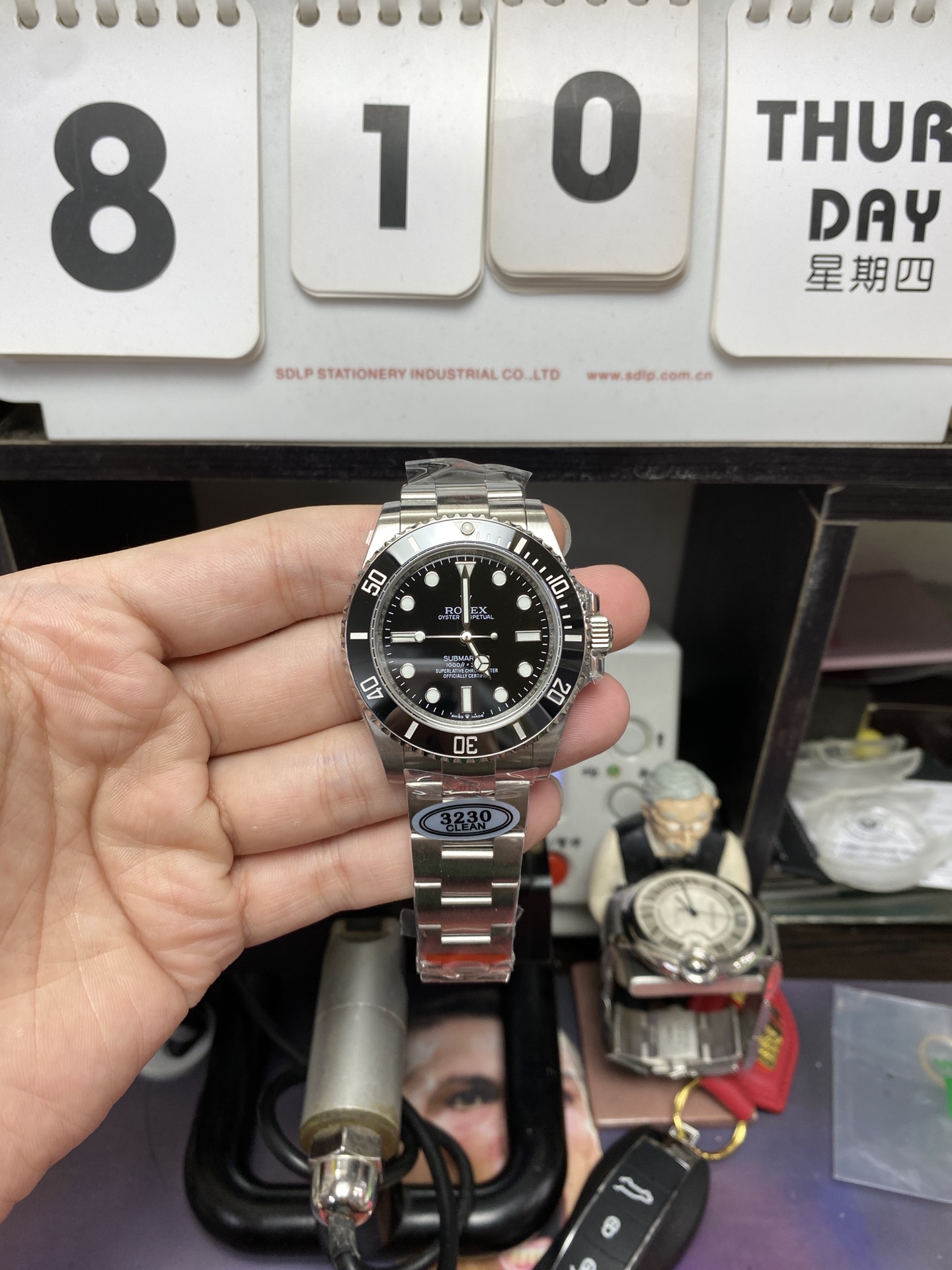 Rolex Submariner Series m124060-0001, No-Date Black Submariner, 41mm size.