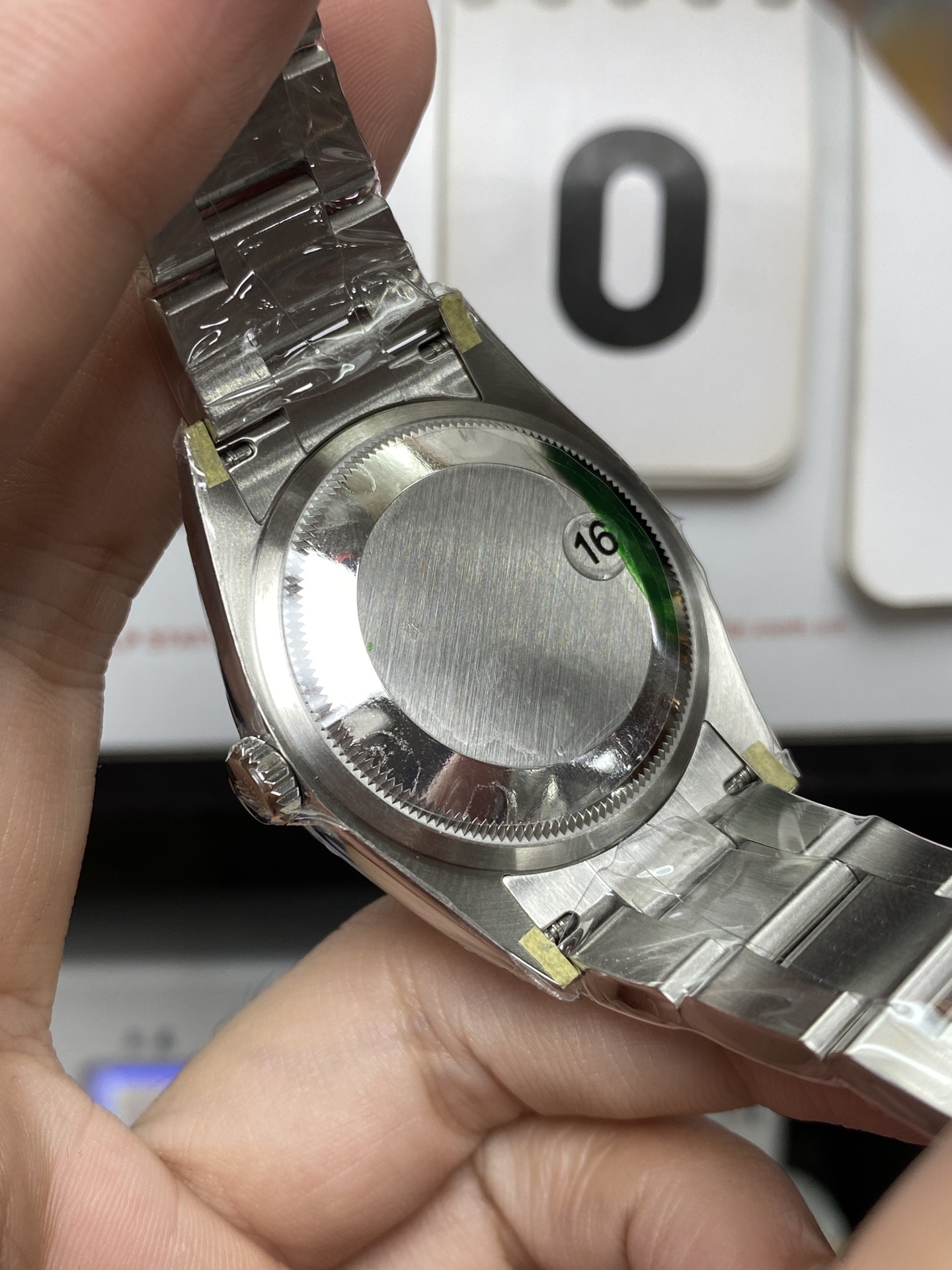 Rolex Oyster Perpetual Series m126000-0006, Tiffany Blue Dial, 36mm size.