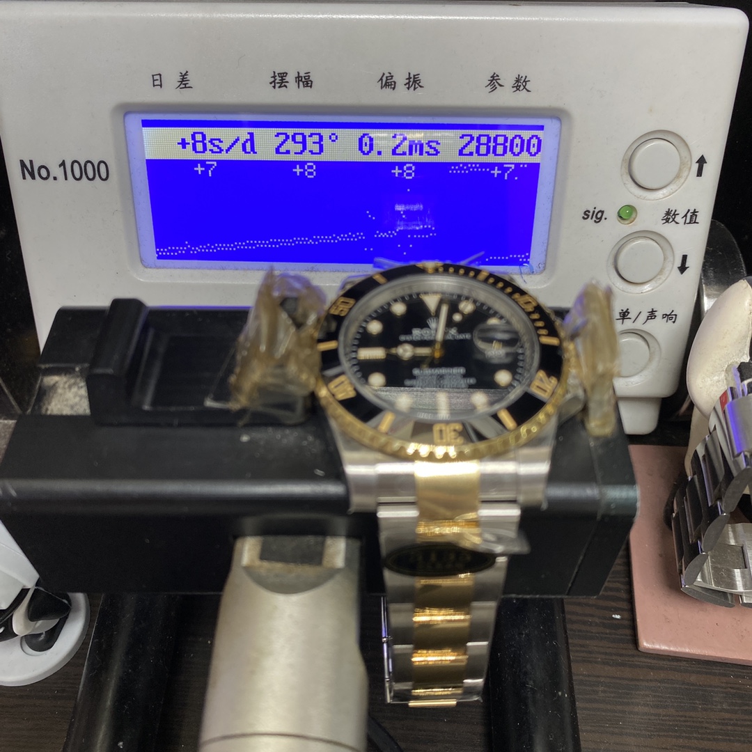 Rolex Submariner Series 116613LN-0001, Two-Tone Black Submariner, 40mm size.