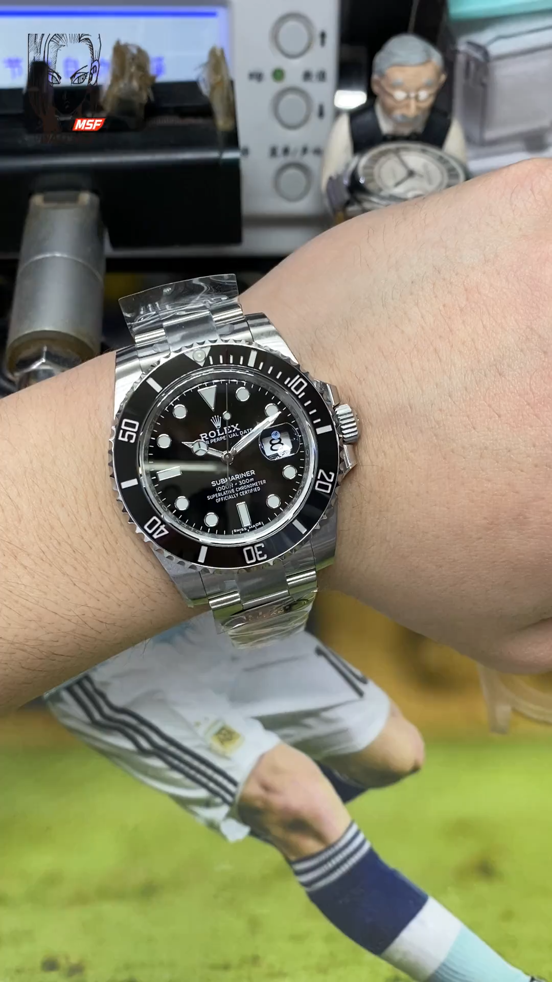 Rolex Submariner Series 116610LN-0001, Black Dial Black Ghost, 40mm size.