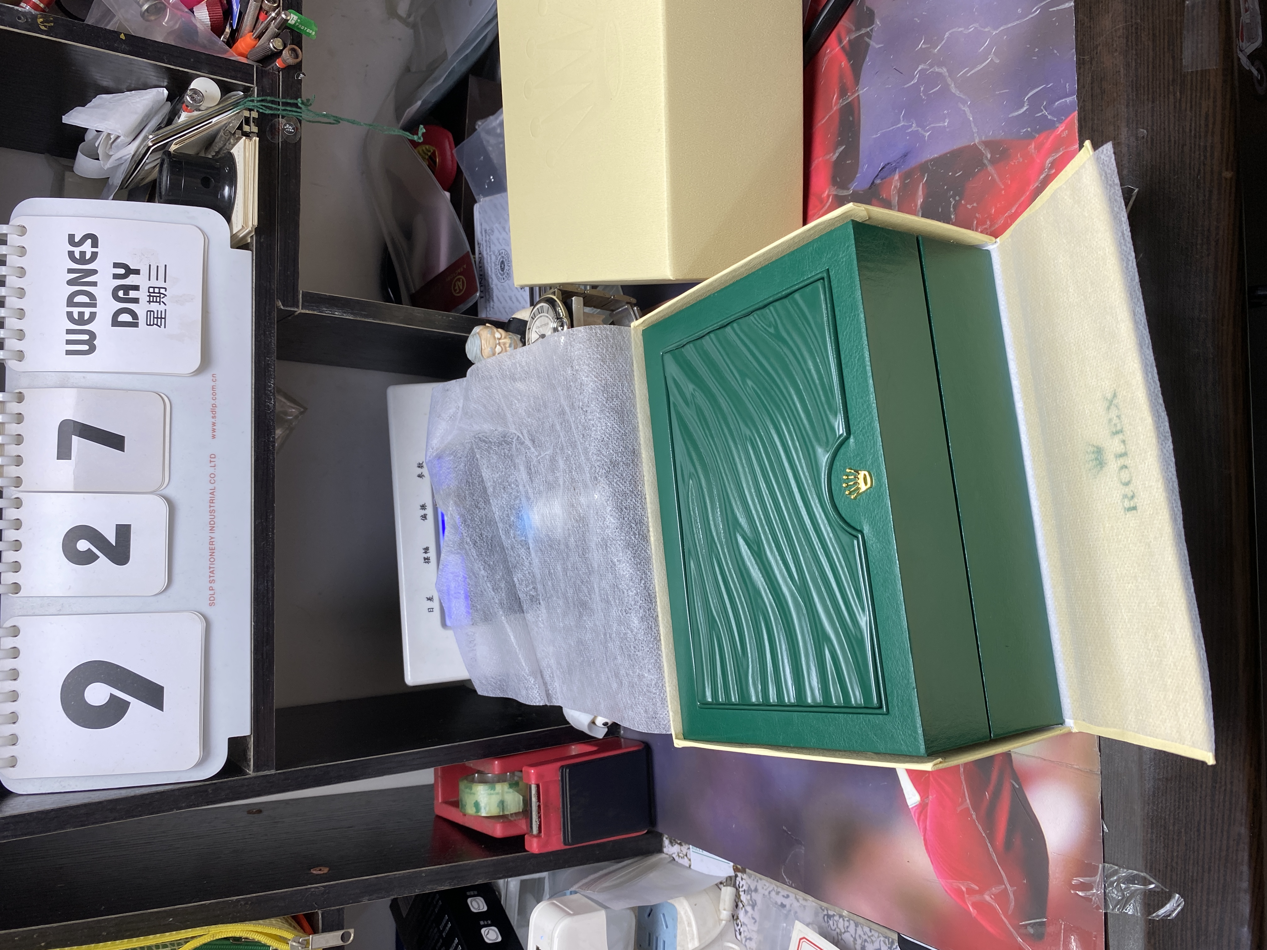 Upgrade to Rolex Original Box【All Wooden & Detachable】& Full set paper, Selectable High-end ID Card.