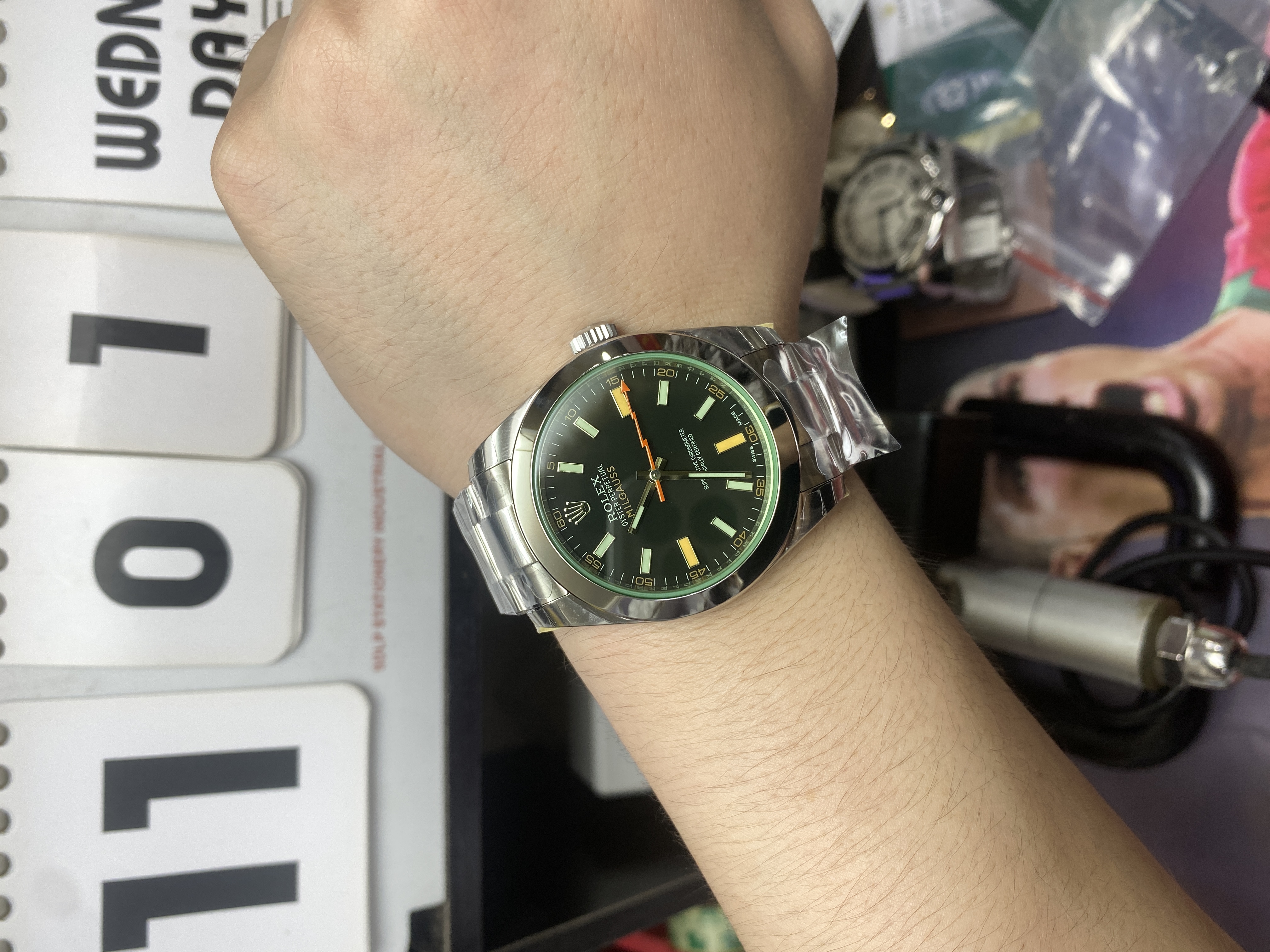 Rolex Milgauss Series Watch Model M116400GV-0001 40mm