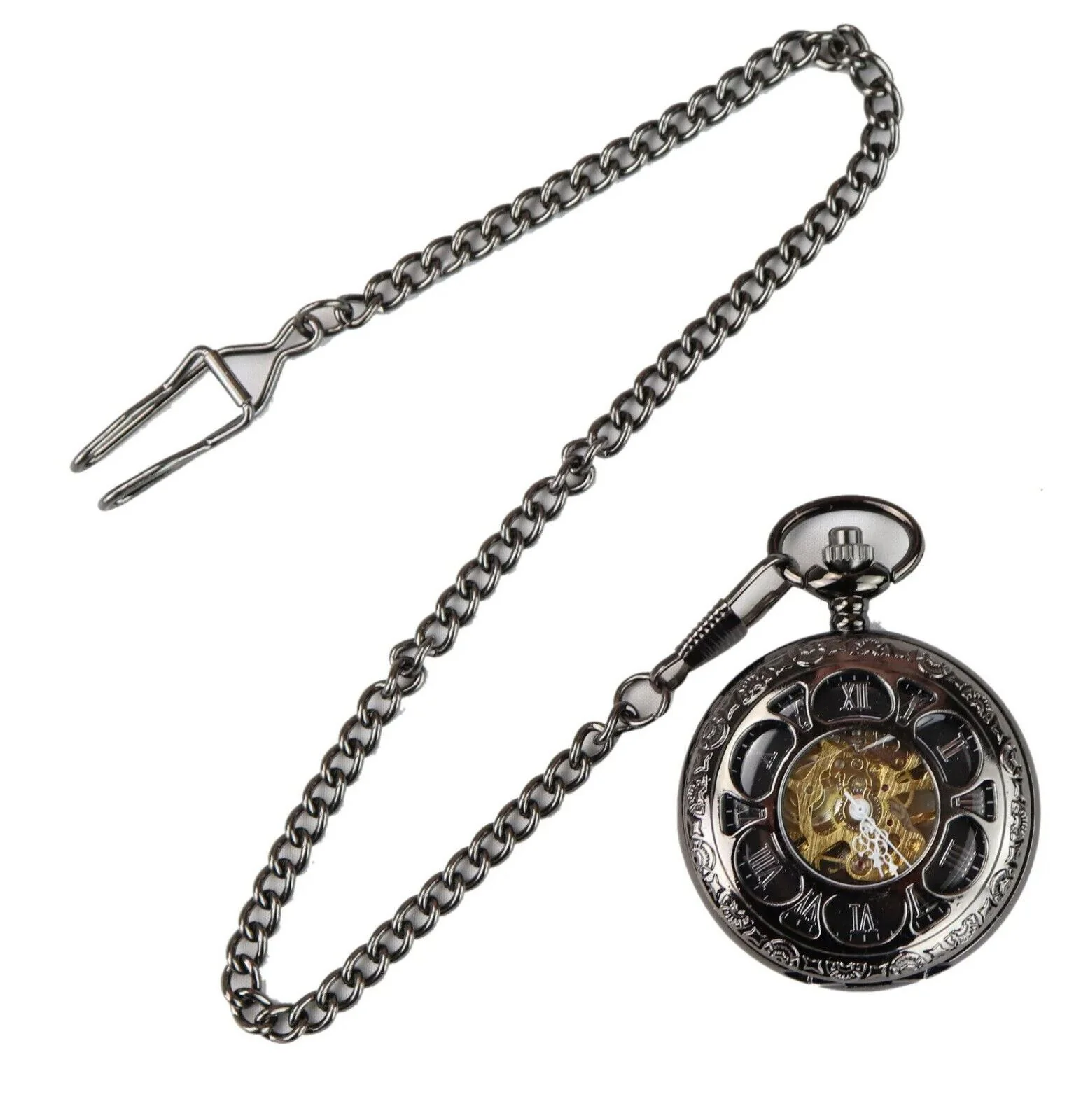 Pocket Watch Mechanical Peaky Blinders Hunter Automatic